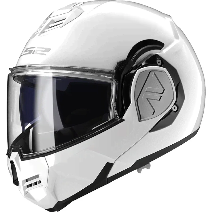 Мотошлем LS2 FF906 ADVANT KPA Solid (белый глянцевый, White, XL)-0