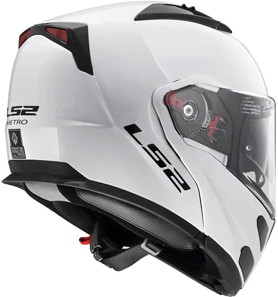 Шлем модуляр LS2 FF324 Metro Solid белый