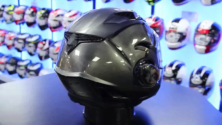 LS2 FF900 Valiant II Jeans Flip Front Helmet (Titanium)