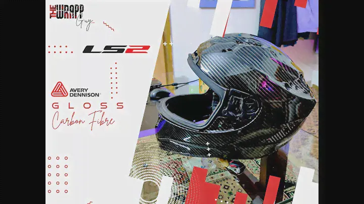 LS2 Challenger Wrapped in Gloss Carbon Fiber | THEWRAPPGUY
